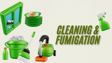cleaning and fumgation
